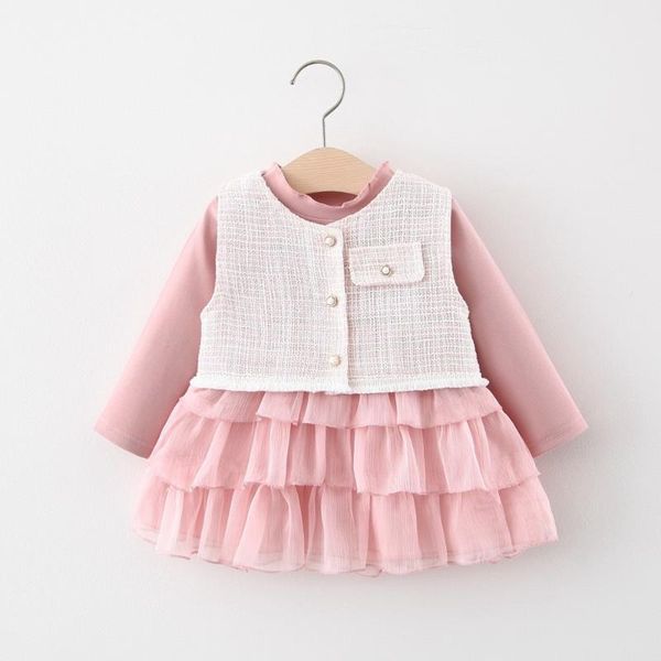 2020 autumn sweet girls clothes set kids princess children baby infants long sleeve cake dress+waistcoat outwear 2pcs s11020, White
2020 autumn sweet girls clothes set kids princess children baby infants long sleeve cake dress+waistcoat outwear 2pcs s11020, White