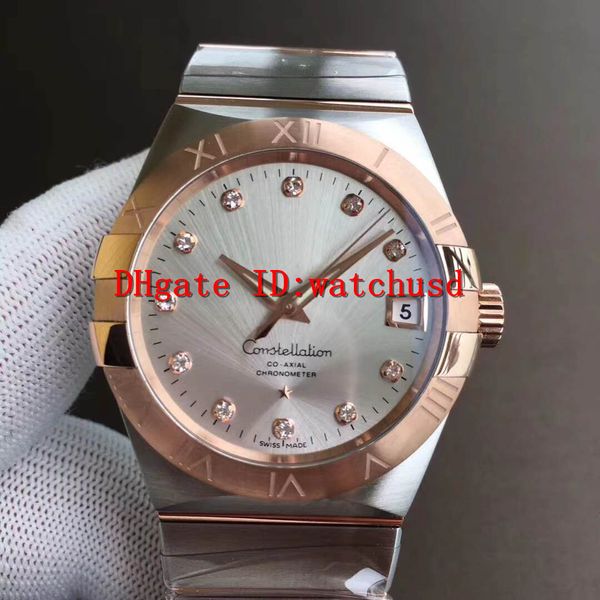 vs factory 18k rose gold luxury watches date display sapphire waterproof diamond business watch swiss automatic watch transparent case back, Slivery;brown
vs factory 18k rose gold luxury watches date display sapphire waterproof diamond business watch swiss automatic watch transparent case back, Slivery;brown