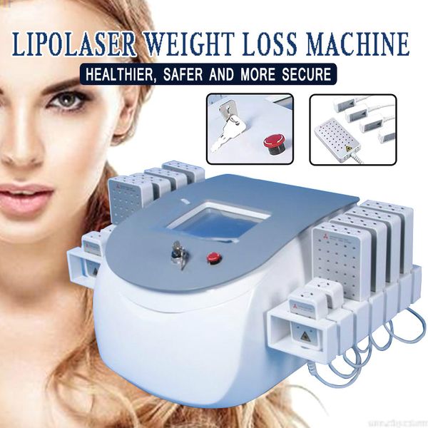 good results high power lipolaser lipo laser slimming machine beauty equipment 8 big pads & 4 small pads cellulite reduction machine
good results high power lipolaser lipo laser slimming machine beauty equipment 8 big pads & 4 small pads cellulite reduction machine