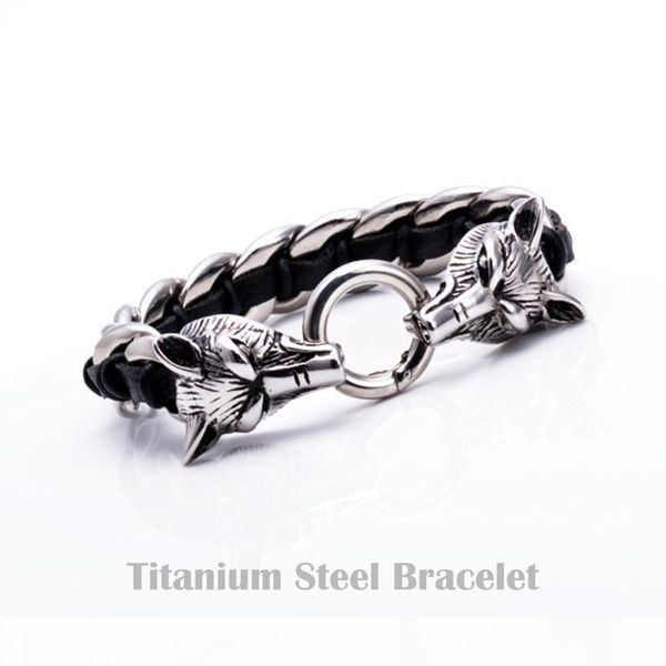 мужские punk wolf pulseras титан полированная нержавеющая сталь 316l из натуральной кожи браслет браслеты браслет модные ювелирные изделия м, Golden;silver
мужские punk wolf pulseras титан полированная нержавеющая сталь 316l из натуральной кожи браслет браслеты браслет модные ювелирные изделия м, Golden;silver