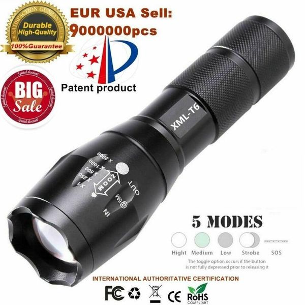 flashlights torches 1pieces supper bright t6/q5 led tactical adjustable focus zoomable light lamp 3/5 modes for 18650/14500
flashlights torches 1pieces supper bright t6/q5 led tactical adjustable focus zoomable light lamp 3/5 modes for 18650/14500