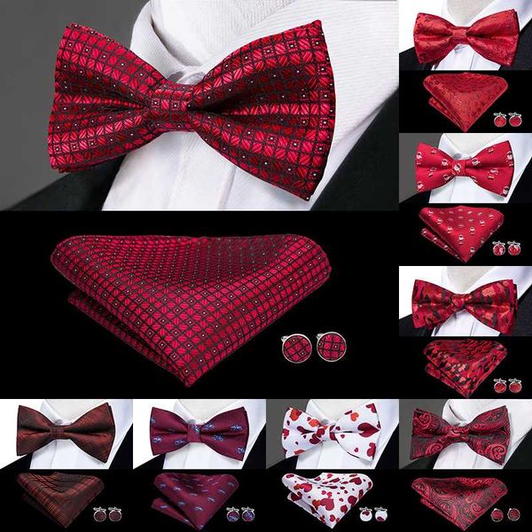 100% silk men's wedding party bow tie set for men red floral red paisley bowtie pocket squre cufflinks set fashion necktie men, Black;gray
100% silk men's wedding party bow tie set for men red floral red paisley bowtie pocket squre cufflinks set fashion necktie men, Black;gray
