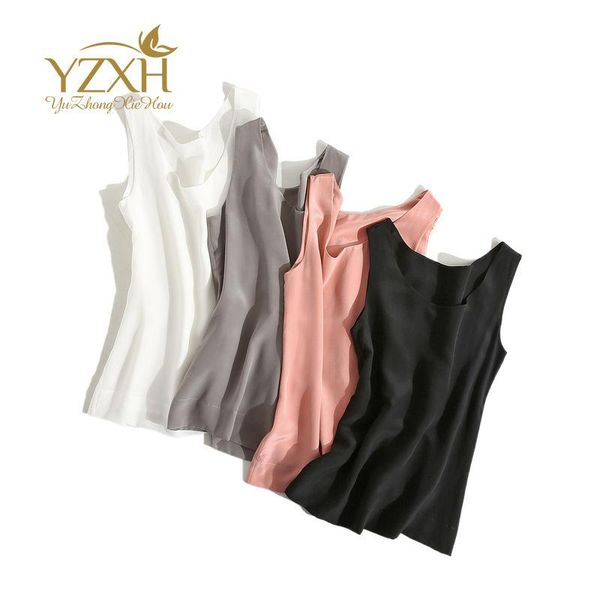 2020 will code suit -dress joker solid color round neck crepe real silk vest jacket, White
2020 will code suit -dress joker solid color round neck crepe real silk vest jacket, White