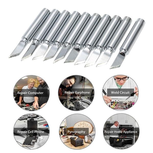new soldering iron tips 10pcs replacement lead-solder tip screwdriver iron tip 900m-t-sk for hakko 936 rework station tool
new soldering iron tips 10pcs replacement lead-solder tip screwdriver iron tip 900m-t-sk for hakko 936 rework station tool