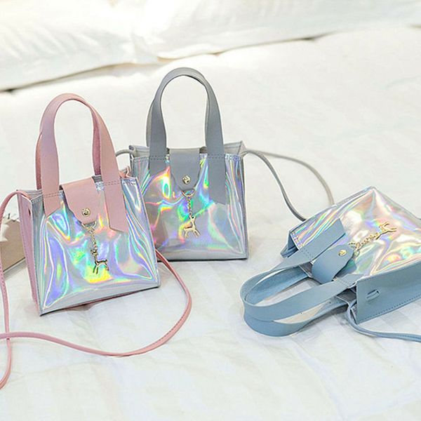 womens pvc holographic bag clear transparent hasp small tote hologram handbag purse drop shipping good quality new fashion 
womens pvc holographic bag clear transparent hasp small tote hologram handbag purse drop shipping good quality new fashion