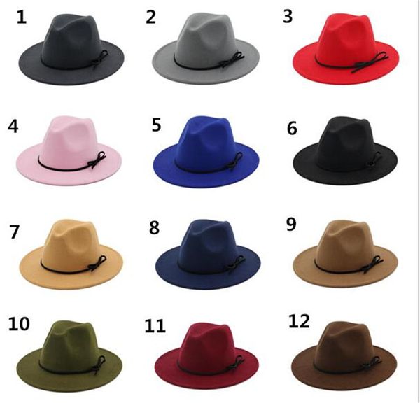 30pcs vintage hats for women elegant solid felt fedora hat band wide flat brim jazz hats stylish trilby panama caps r101, Blue;gray
30pcs vintage hats for women elegant solid felt fedora hat band wide flat brim jazz hats stylish trilby panama caps r101, Blue;gray