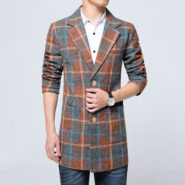 jk3047 новый мужской плед мужской осенью и зимой одежда ветровка одежда большого размера средней длины ветровка для мужчин, Tan;black
jk3047 новый мужской плед мужской осенью и зимой одежда ветровка одежда большого размера средней длины ветровка для мужчин, Tan;black