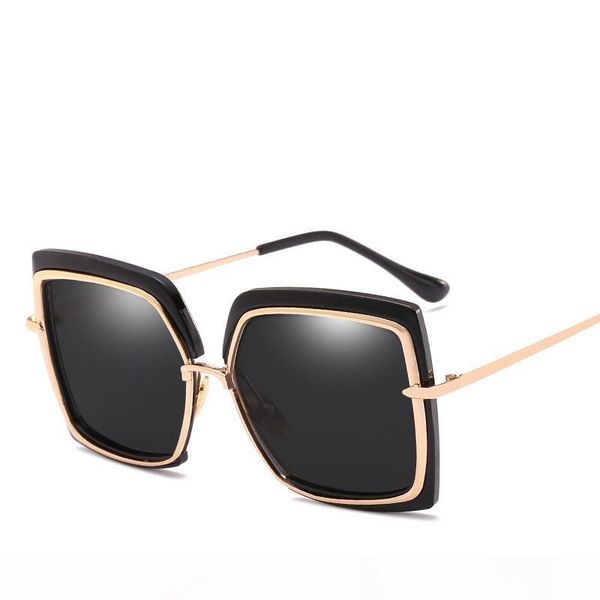 2019 square sunglasses women brand oversized shades vintage retro sun glasses for women female sunglasses uv400, White;black
2019 square sunglasses women brand oversized shades vintage retro sun glasses for women female sunglasses uv400, White;black