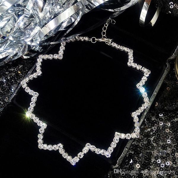 fashion wave-shaped full drill choker short necklace girdle woman jewelry ing, Silver
fashion wave-shaped full drill choker short necklace girdle woman jewelry ing, Silver