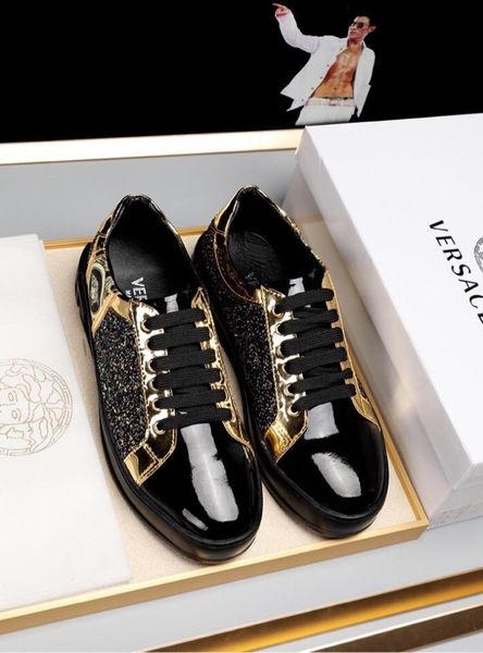 2020s luxury limited edition medusa print casual casual sneakers, fashionable wild outdoor men's shoes, size: 38-451, Black
2020s luxury limited edition medusa print casual casual sneakers, fashionable wild outdoor men's shoes, size: 38-451, Black