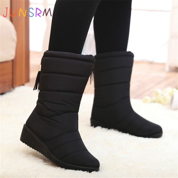 2020 snow boots waterproof ankle boots for women female winter shoes women booties plush warm winter mujer, Black
2020 snow boots waterproof ankle boots for women female winter shoes women booties plush warm winter mujer, Black