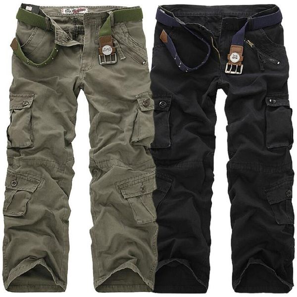 men cargo pants casual loose multi pocket camouflage military pants men's street joggers plus size 44 long trousers cx200728, Black
men cargo pants casual loose multi pocket camouflage military pants men's street joggers plus size 44 long trousers cx200728, Black