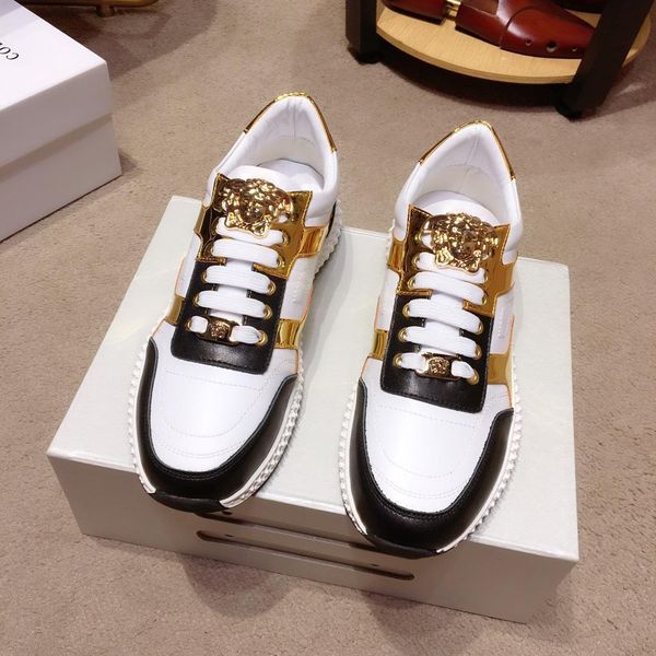 2020t limited edition men's leather little bee embroidered casual shoes large size fashion lace up sneakers, size: 38-45, Black
2020t limited edition men's leather little bee embroidered casual shoes large size fashion lace up sneakers, size: 38-45, Black