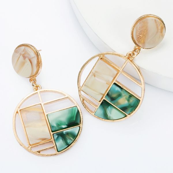 earrings multi-layer round advanced design sense geometric cutting acetate board pattern earrings female earrings, Golden
earrings multi-layer round advanced design sense geometric cutting acetate board pattern earrings female earrings, Golden