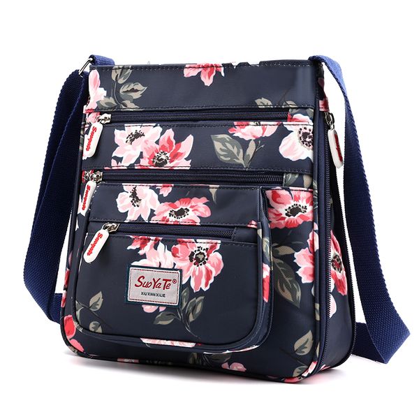 fashion floral pattern women shoulder bag waterproof nylon handbag female multi pockets messenger bag for women
fashion floral pattern women shoulder bag waterproof nylon handbag female multi pockets messenger bag for women