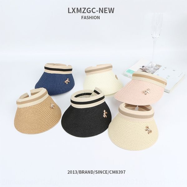 new outdoor sunshade parent-child straw ladies bowknot empty baby straw hat butterfly hat sports cap, Blue;gray
new outdoor sunshade parent-child straw ladies bowknot empty baby straw hat butterfly hat sports cap, Blue;gray
