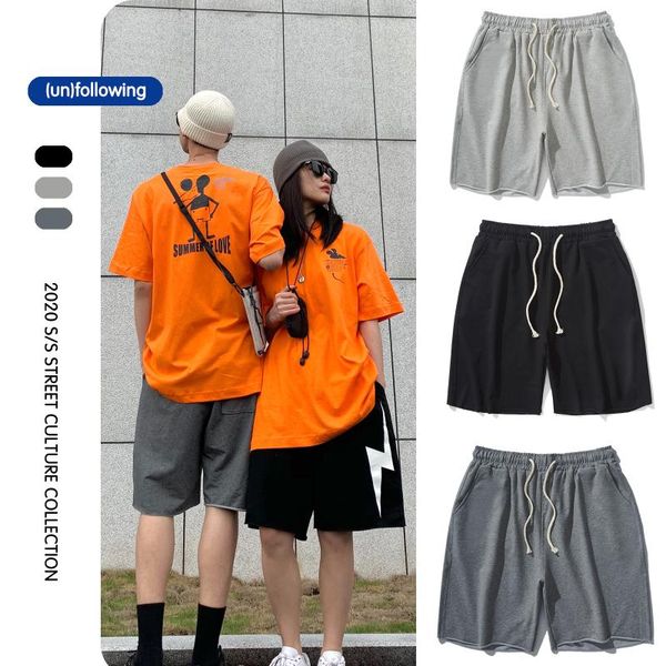 2020 new summer fashion brand loose casual shorts sweatpants cotton high street looped pile shorts mens streetwear, White;black
2020 new summer fashion brand loose casual shorts sweatpants cotton high street looped pile shorts mens streetwear, White;black