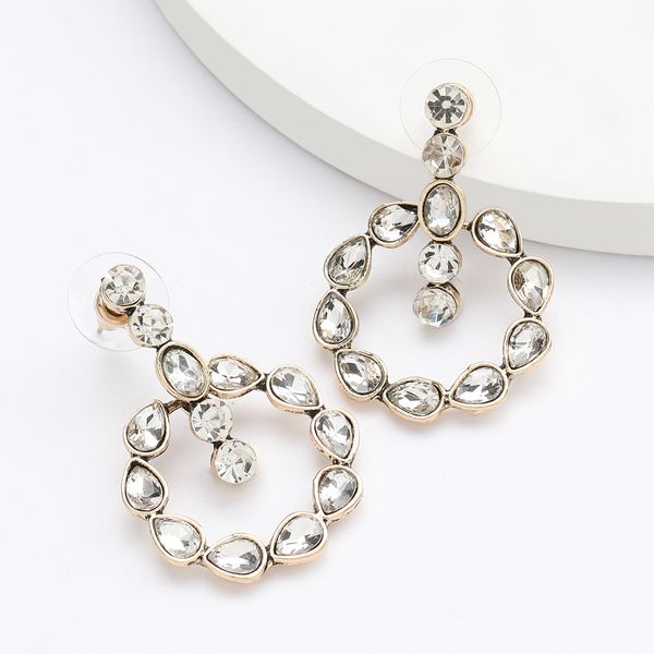 earrings round alloy water drop rhinestone diamond earrings female temperament full diamond earrings sale, Golden
earrings round alloy water drop rhinestone diamond earrings female temperament full diamond earrings sale, Golden