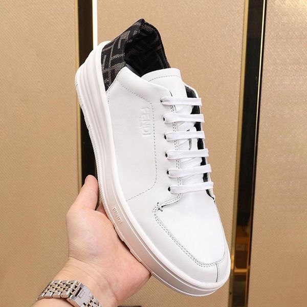 white leather low - sneaker mens shoes breathable outdoor walking shoes lace -up plus size men shoes autumn and winter fashion sneakers, Black
white leather low - sneaker mens shoes breathable outdoor walking shoes lace -up plus size men shoes autumn and winter fashion sneakers, Black