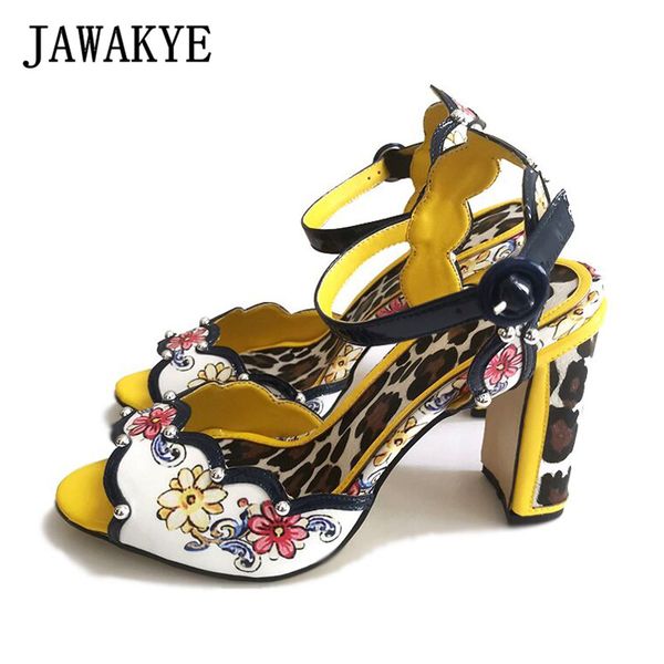 retro print flower peep toe chunky heels sandals women leopard leather high heel shoes summer party shoes woman zapatos de mujer, Black
retro print flower peep toe chunky heels sandals women leopard leather high heel shoes summer party shoes woman zapatos de mujer, Black