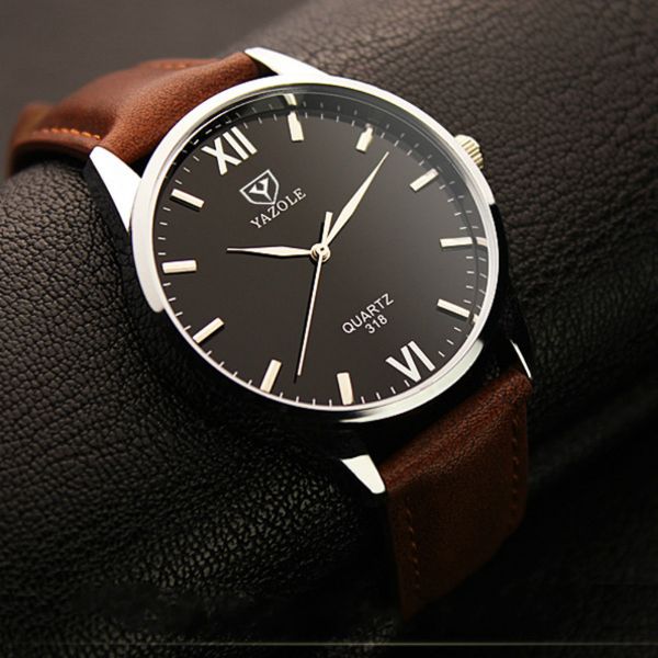yazole quartz watch men 2020 famous wristwatch male clock hodinky quartz-watch relogio masculino montre homme, Slivery;brown
yazole quartz watch men 2020 famous wristwatch male clock hodinky quartz-watch relogio masculino montre homme, Slivery;brown