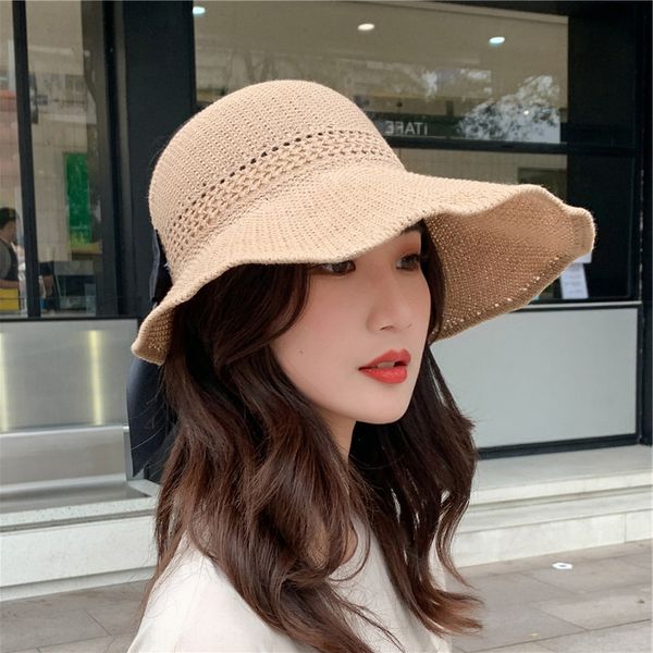 new women's shade travel foldable screen big eaves bowknot all-match empty sun straw sun hat straw hat, Blue;gray
new women's shade travel foldable screen big eaves bowknot all-match empty sun straw sun hat straw hat, Blue;gray