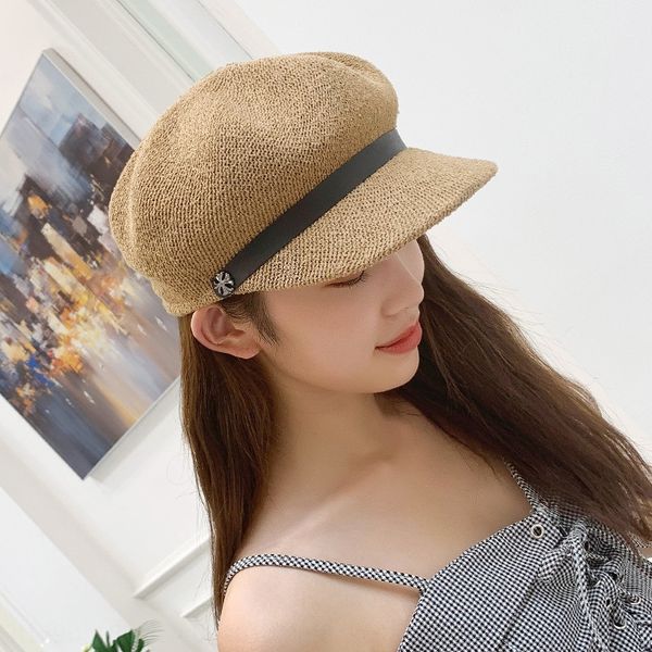 jbzvz female korean style all-match handmade straw summer breathable cap temperament painter sun-proof sunshade painter octagonal hat sunsh, Blue;gray
jbzvz female korean style all-match handmade straw summer breathable cap temperament painter sun-proof sunshade painter octagonal hat sunsh, Blue;gray