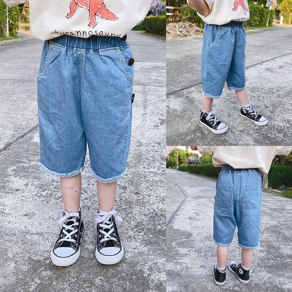 2020 new summer boy's silk cotton korean and jeans children's blue western style pants children's jeans
2020 new summer boy's silk cotton korean and jeans children's blue western style pants children's jeans
