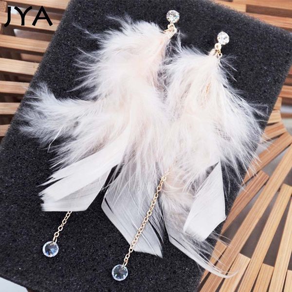 cpop feather earrings cubic zirconia long earrings for women white pink gray color tassel new cute pendientes largos mujer 2020, Silver
cpop feather earrings cubic zirconia long earrings for women white pink gray color tassel new cute pendientes largos mujer 2020, Silver