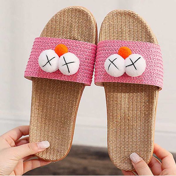 lovely cartoon eye fur ball knitted slippers women sandals summer beach shoes women outside fresh antiskid flat slides 2020, Black
lovely cartoon eye fur ball knitted slippers women sandals summer beach shoes women outside fresh antiskid flat slides 2020, Black