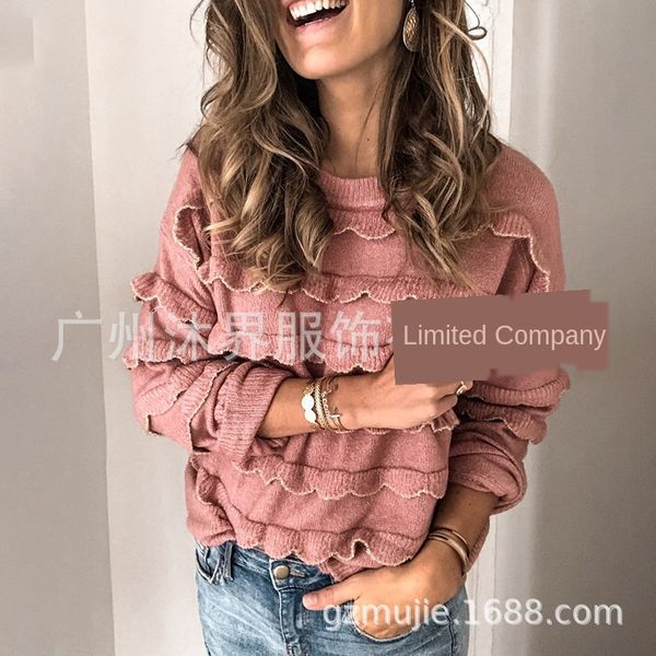 women's 2019 autumn and winter new solid color stitching sweater casual contrast color round neck sweater for women, White;black
women's 2019 autumn and winter new solid color stitching sweater casual contrast color round neck sweater for women, White;black