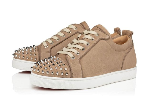 reds sole men casual shoes toe spike junior sneakers khaki suede leather platform rubber shoe luxury men orlatos trainers for mens, Black
reds sole men casual shoes toe spike junior sneakers khaki suede leather platform rubber shoe luxury men orlatos trainers for mens, Black