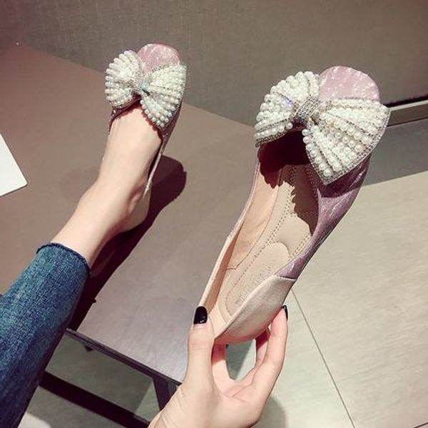 net red single shoes female summer flat bottom 2020 new wild rhinestone bow sweet and gentle fairy wind peas shoes, Black
net red single shoes female summer flat bottom 2020 new wild rhinestone bow sweet and gentle fairy wind peas shoes, Black