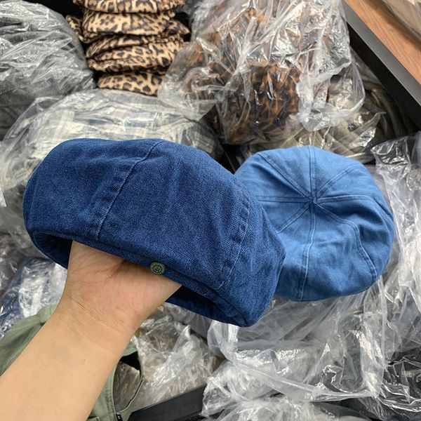 cowboy men's and painter's hat beret beret women's couple's season personalized fashion painter's hat, Blue;gray
cowboy men's and painter's hat beret beret women's couple's season personalized fashion painter's hat, Blue;gray