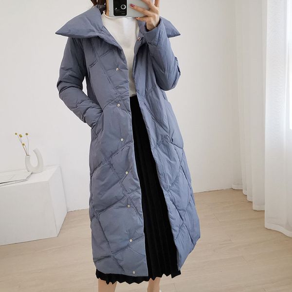women 2020 winter fashion white duck down long sleeve jackets female stand collar coats ladies single-breasted slim outwear p79, Black
women 2020 winter fashion white duck down long sleeve jackets female stand collar coats ladies single-breasted slim outwear p79, Black