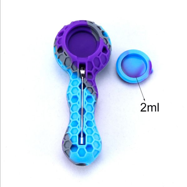 10 Styles Honeycomb Smoking Pipe With Glass Bowl Silicone Handheld pipe Tobacco Pipes YYA217 120pcs
10 Styles Honeycomb Smoking Pipe With Glass Bowl Silicone Handheld pipe Tobacco Pipes YYA217 120pcs