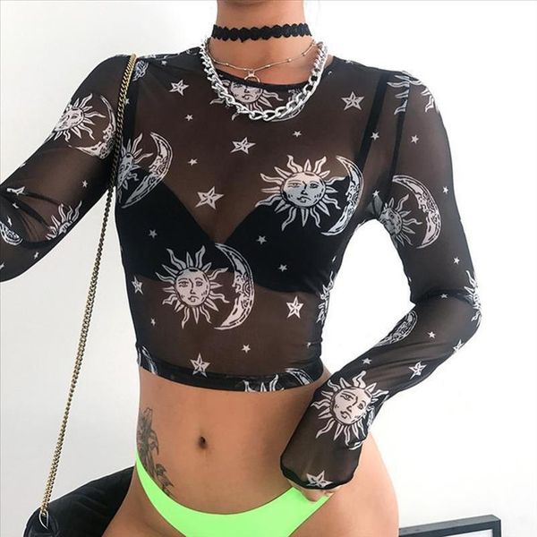 charming boho black mesh transparent female t shirt letter sun moon star print long sleeve crop womens t shirts 2020, White
charming boho black mesh transparent female t shirt letter sun moon star print long sleeve crop womens t shirts 2020, White