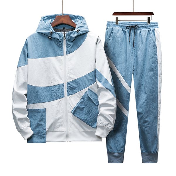 men's tracksuits japanese streetwear sets sportswear tracksuit men patchwork hip hop jacket sweatpants jackets joggers suits, Gray
men's tracksuits japanese streetwear sets sportswear tracksuit men patchwork hip hop jacket sweatpants jackets joggers suits, Gray