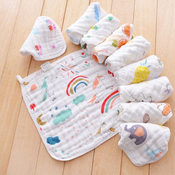 pure square cotton six-layer gauze 30*30 square face towel baby mother and baby newborn saliva towel
pure square cotton six-layer gauze 30*30 square face towel baby mother and baby newborn saliva towel