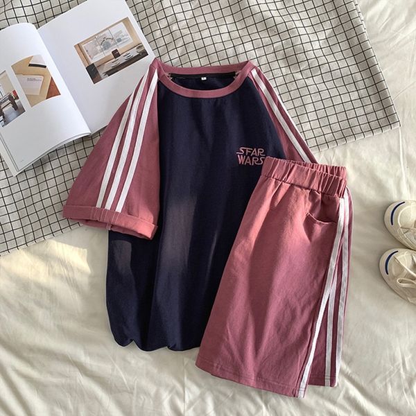 arpom ins super sports suit short-sleeved t-shirt women's korean style loose two-piece underwear casual pants suit western style five-p, Gray
arpom ins super sports suit short-sleeved t-shirt women's korean style loose two-piece underwear casual pants suit western style five-p, Gray