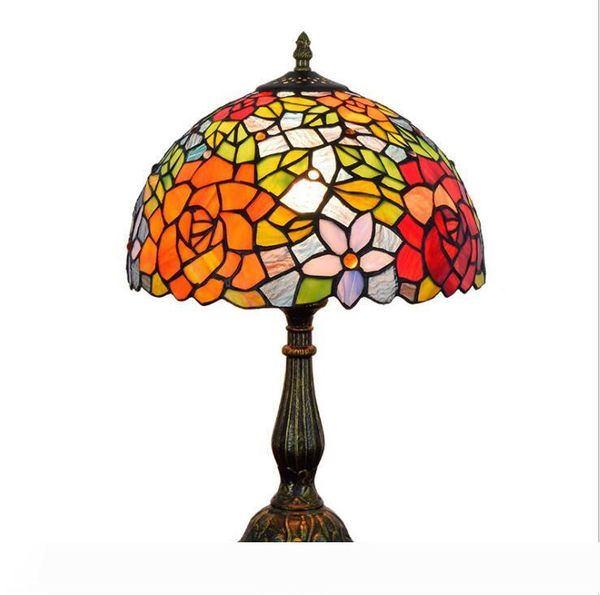 ligting facture tiffany table lamp for living room decor stained glass european baroque classic pattern of flowers
ligting facture tiffany table lamp for living room decor stained glass european baroque classic pattern of flowers
