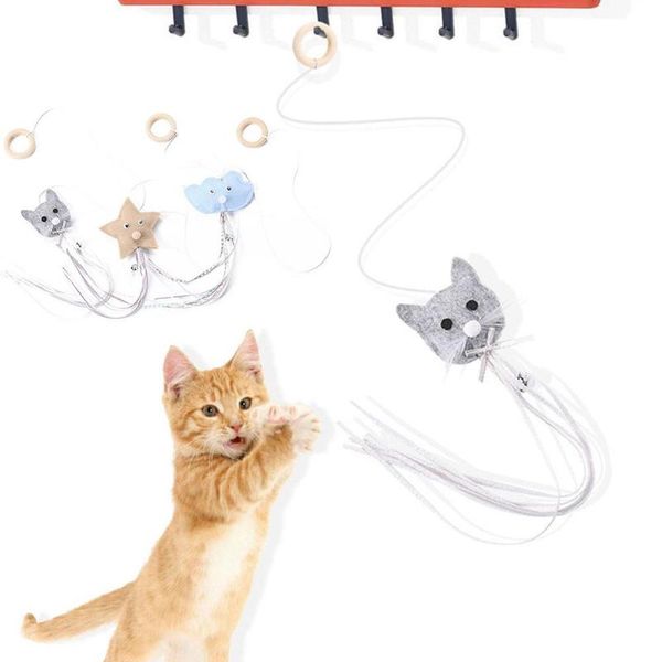 star cloud kitten cat teaser bell tassel pull ring interactive play toy interactive stick chase cat toys pet supply
star cloud kitten cat teaser bell tassel pull ring interactive play toy interactive stick chase cat toys pet supply