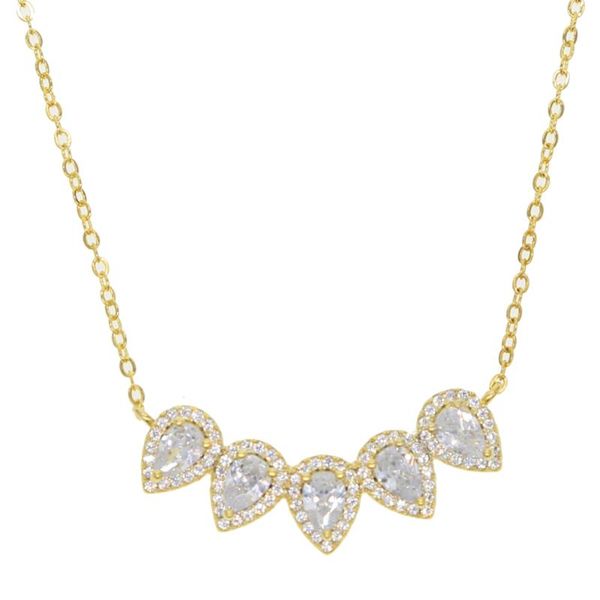 2020 exaggerate fashion bohemian summer water drop pendant necklace with pave clear cz delicate choker for lovely girl women, Silver
2020 exaggerate fashion bohemian summer water drop pendant necklace with pave clear cz delicate choker for lovely girl women, Silver