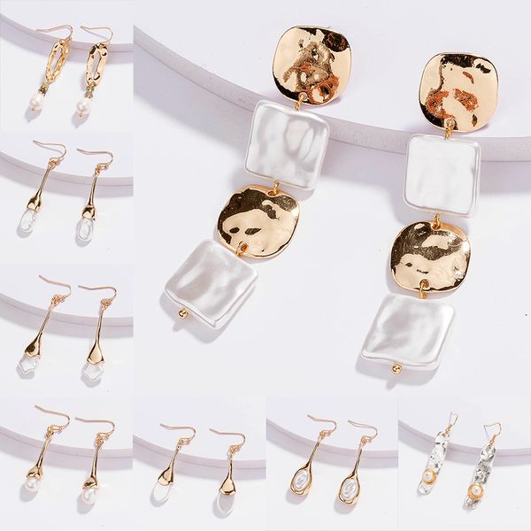 korea baroque freshwater pearl earrings wedding hoop earring irregular tassel pendientes fashion women's ear rings 2020 vintage jewelry, Silver
korea baroque freshwater pearl earrings wedding hoop earring irregular tassel pendientes fashion women's ear rings 2020 vintage jewelry, Silver