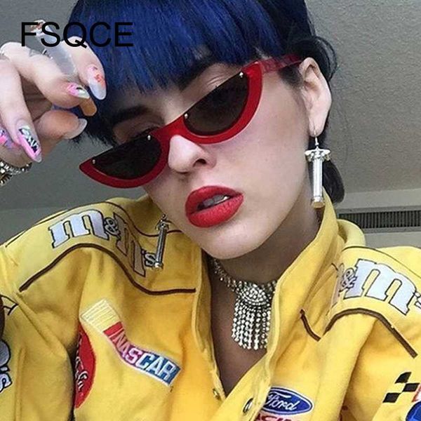 fsqce women sunglasses small cat eye hatf frame vintage female sun glasses red black frame protection uv400 lens, White;black
fsqce women sunglasses small cat eye hatf frame vintage female sun glasses red black frame protection uv400 lens, White;black