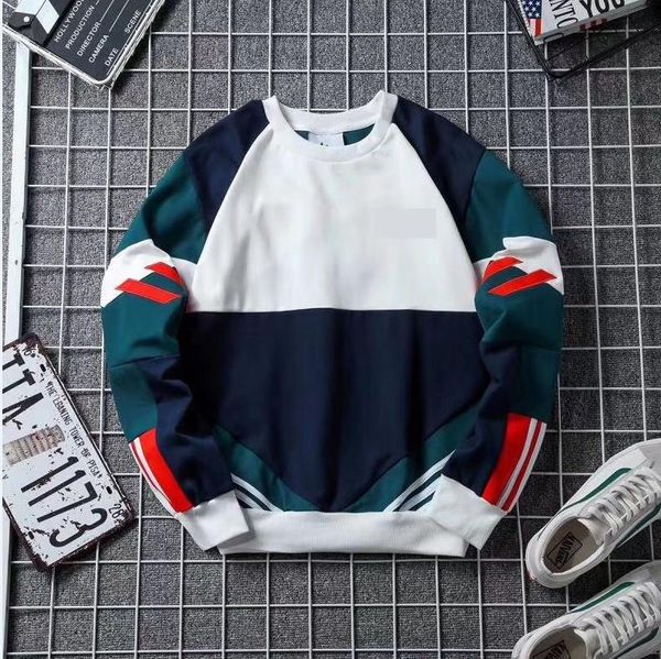 sweatshirt male and female fashion splice round neck pullover leisure large size knitting sweatshirt new style factory wholesale, Black
sweatshirt male and female fashion splice round neck pullover leisure large size knitting sweatshirt new style factory wholesale, Black