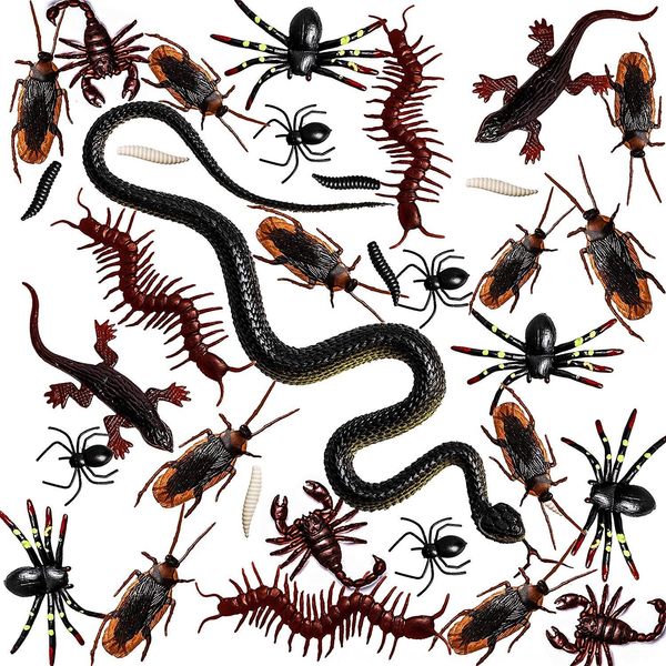 halloween party toy gift decoration fake snake cockroach spider worm scorpion and gecko trick toy party gift
halloween party toy gift decoration fake snake cockroach spider worm scorpion and gecko trick toy party gift