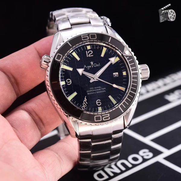 classic new men automatic mechanical silver black ceramic luminous stainless steel james bond 007 sapphire glass back watch, Slivery;brown
classic new men automatic mechanical silver black ceramic luminous stainless steel james bond 007 sapphire glass back watch, Slivery;brown