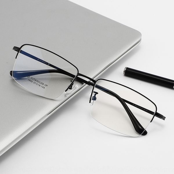 grade titanium business men's glasses classic half frame glasses frame 1849, Silver
grade titanium business men's glasses classic half frame glasses frame 1849, Silver