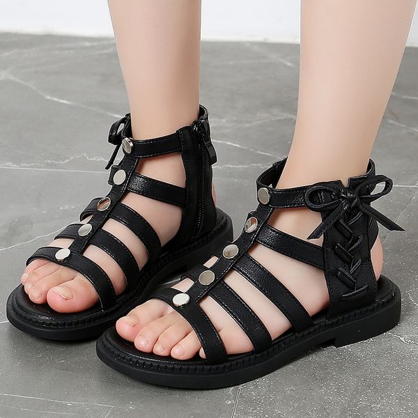 ixqvs girls' 2020 new fashion little girl princess shoes and zipper sandals small and medium-sized children's high zipper roman sa, Black;red
ixqvs girls' 2020 new fashion little girl princess shoes and zipper sandals small and medium-sized children's high zipper roman sa, Black;red